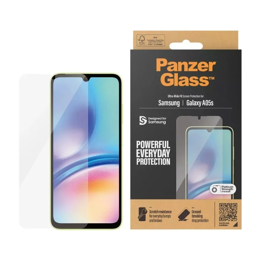 PanzerGlass Screen Protector Samsung Galaxy A05s | Ultra-Wide Fit