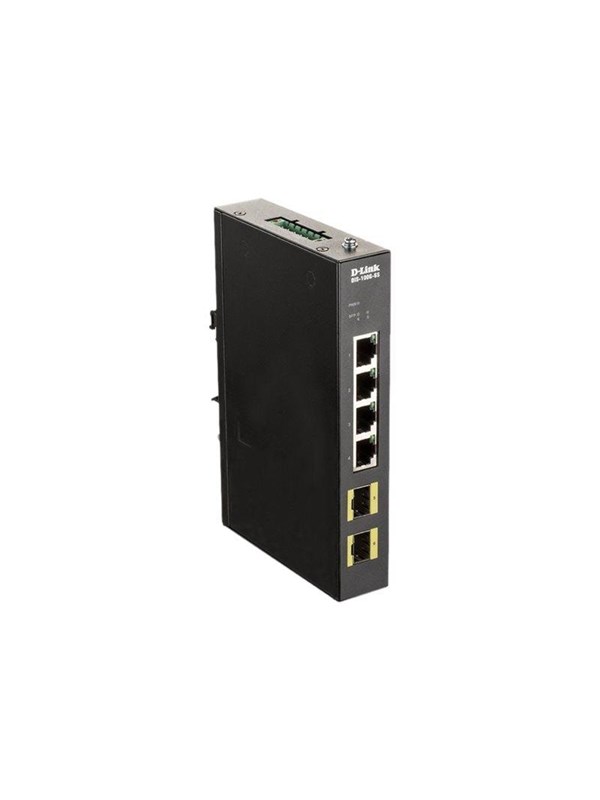 DIS-100G-6S 4-porttinen Gigabit Industrial Switch 2 x 100/1000M SFP:llä