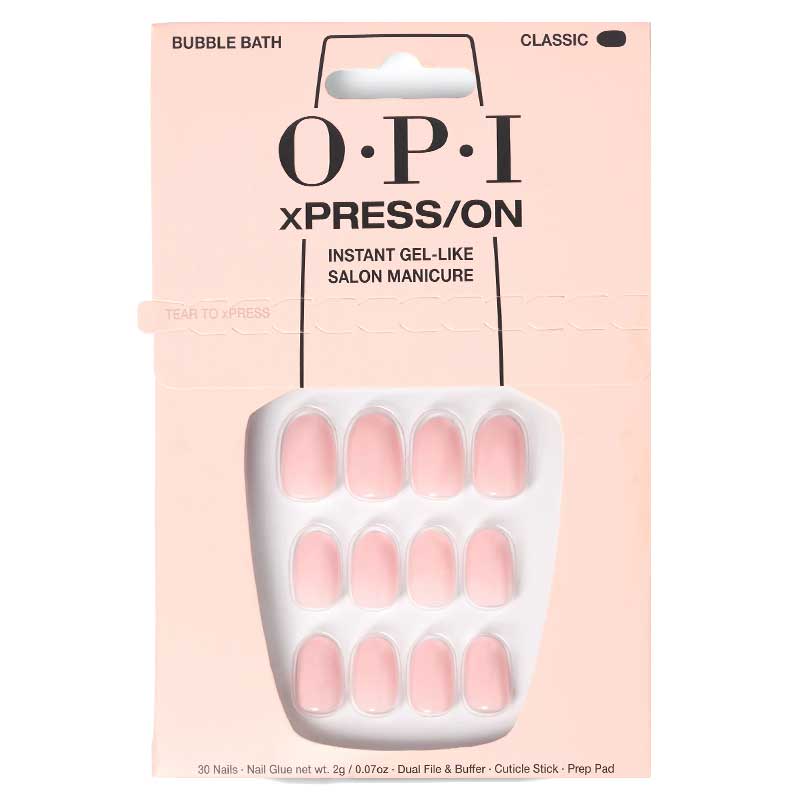 Opi Xpress-On tekokynsien ikoniset sävyt Bubble Kylpy 30 U