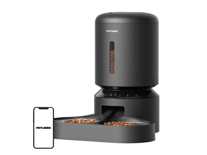 Petlibro Granary WiFi Feed Dispenser 5L Double Bowl Black