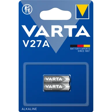 Varta Varta V27A Erityinen alkaliparisto, 12V, 2 kpl 4227101402 Vastaa: N/A