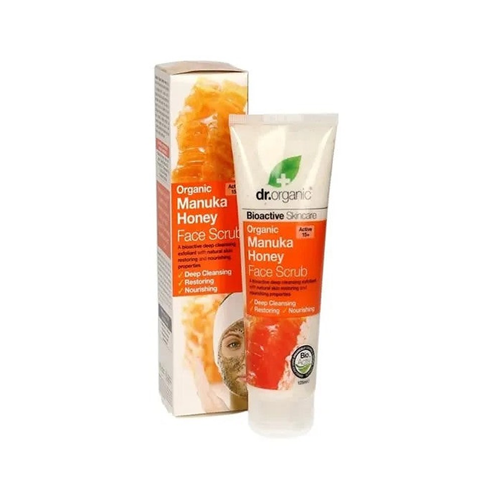 Dr Organic Manuka Honey kasvojen kuorintavoide 125 ml
