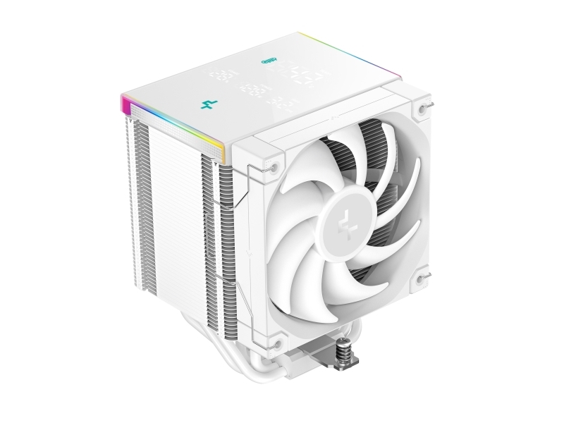 DeepCool AK500 Digital Pro, 120 mm ARGB -prosessorijäähdytin, valkoinen