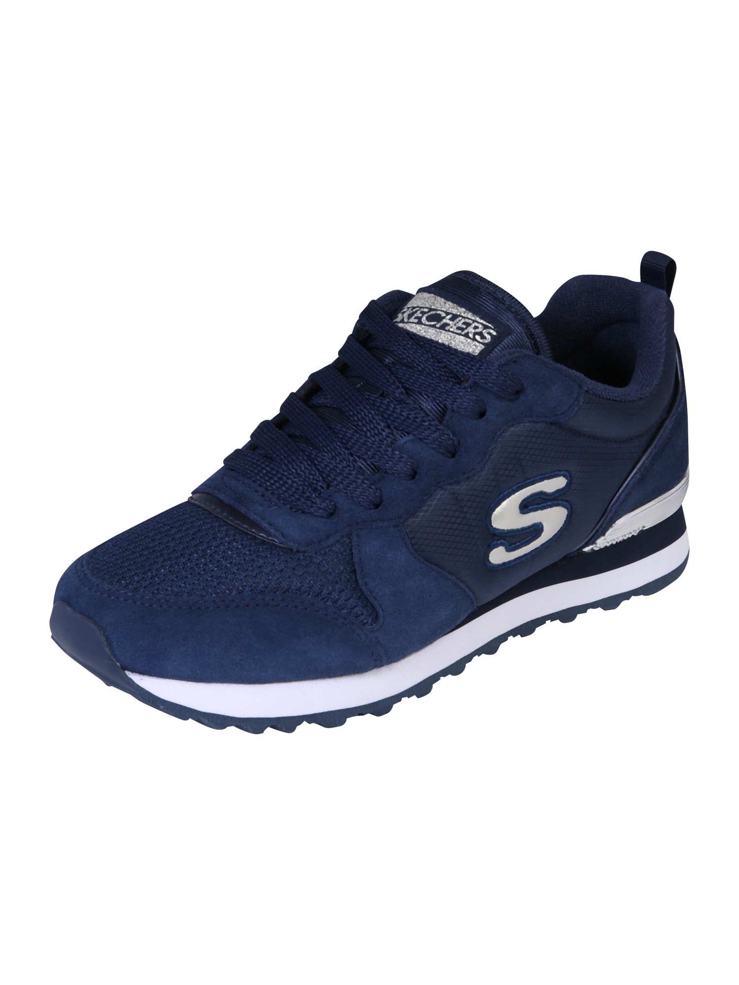 SKECHERS Matalavartiset tennarit 'Gold'n Gurl' laivastonsininen / luonnonvalkoinen