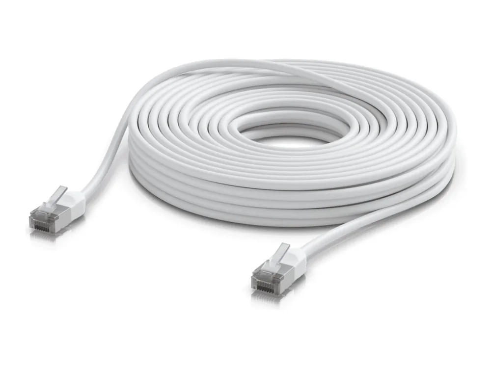 Ubiquity Cat6A F/UTP RJ45 15m -verkkokaapeli, valkoinen