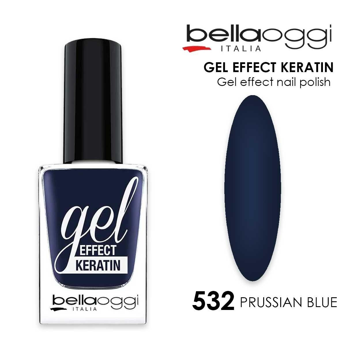 Bellaoggi Gel Effect Keratin Kynsilakka 532 - Preussinsininen