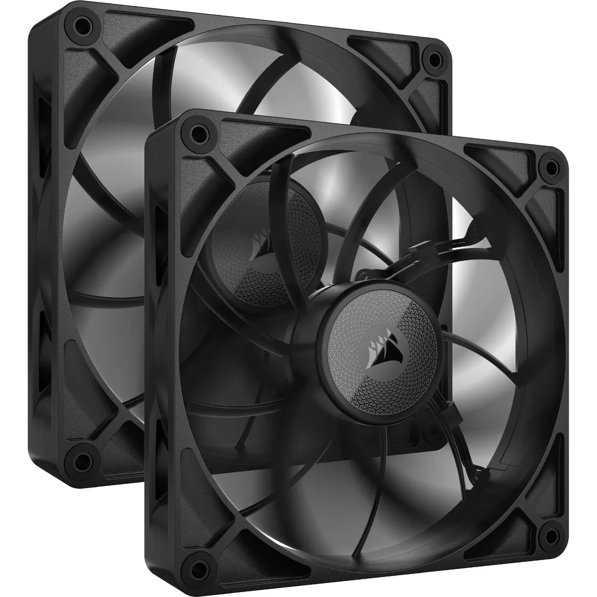 Corsair iCUE LINK RX140 MAX PWM -tuuletinsarja, 140 mm, magneettikupulaakeri, 2 kpl, musta