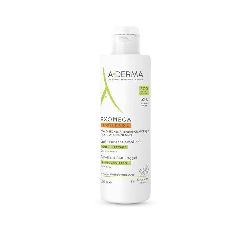 TO-Derma Exomega Control Pehmentävä vaahtoava geeli 500 ml