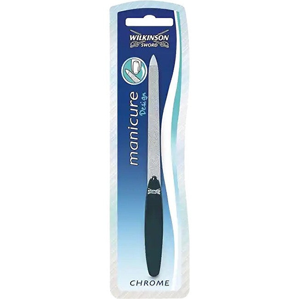 Wilkinson sword Krominen ruostumattomasta teräksestä valmistettu viila (manikyyrisafiirin värinen)
