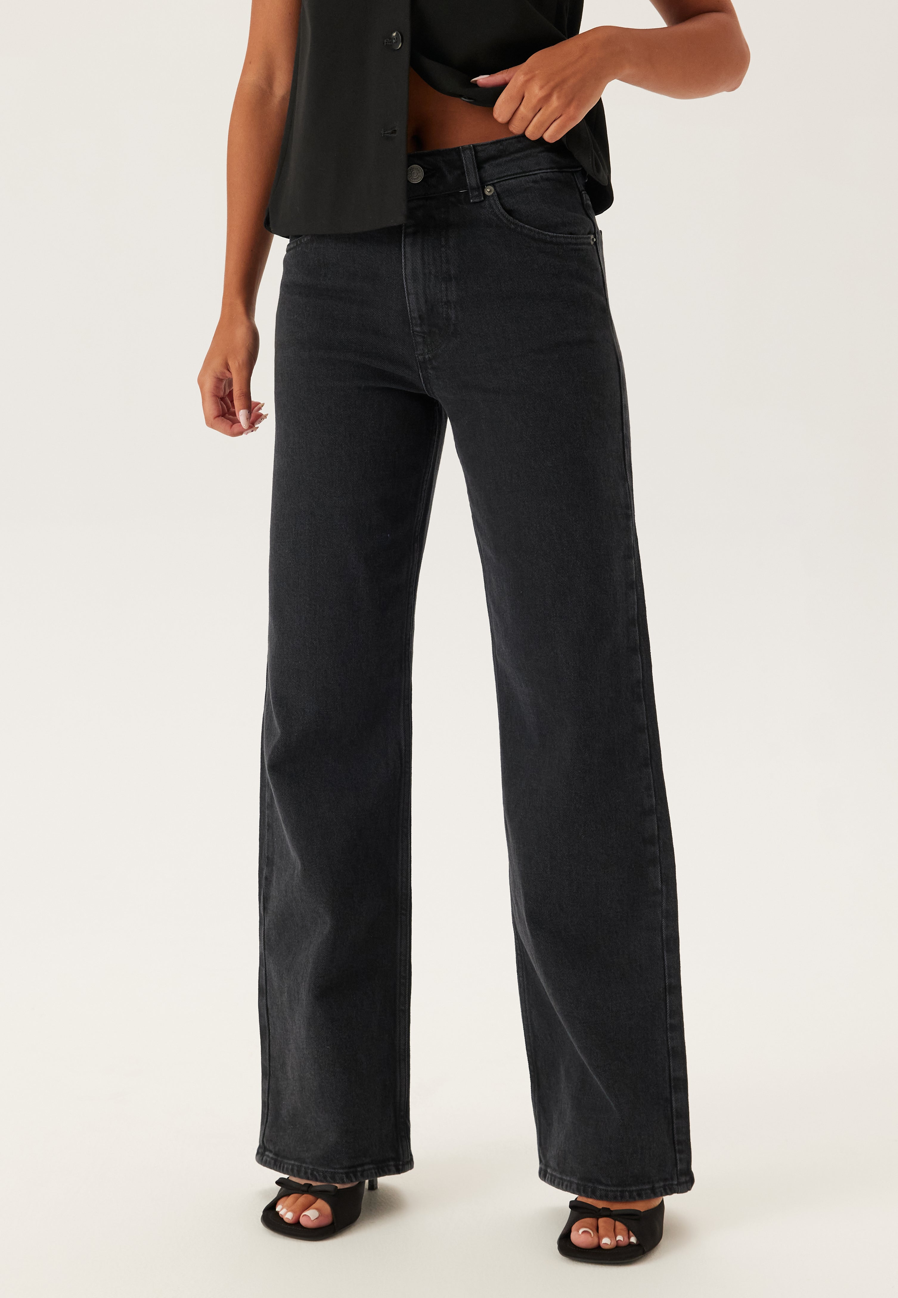 SELECTED Farkut 'SLFBea-Kori' musta denim