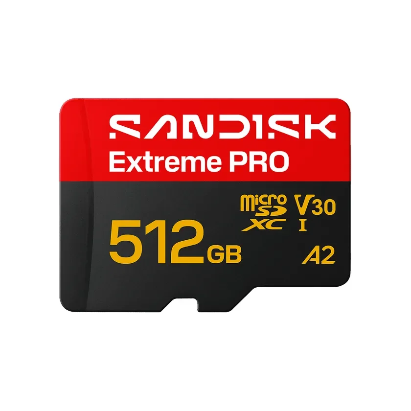 SanDisk Extreme PRO 512 Gt MicroSDXC UHS-I U3 V30 A2 -muistikortti + SD-adapteri