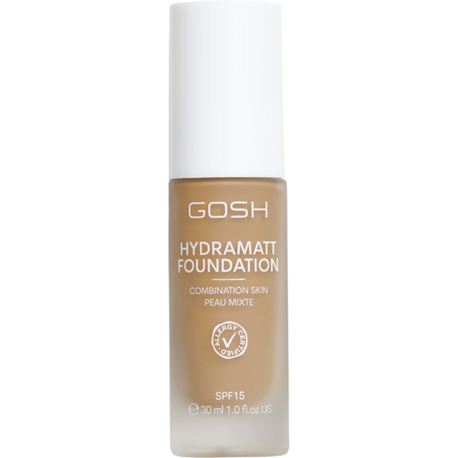 Gosh Hydramatt Foundation Combination Skin Peau Mixte 012Y Medium Dark 30 ml
