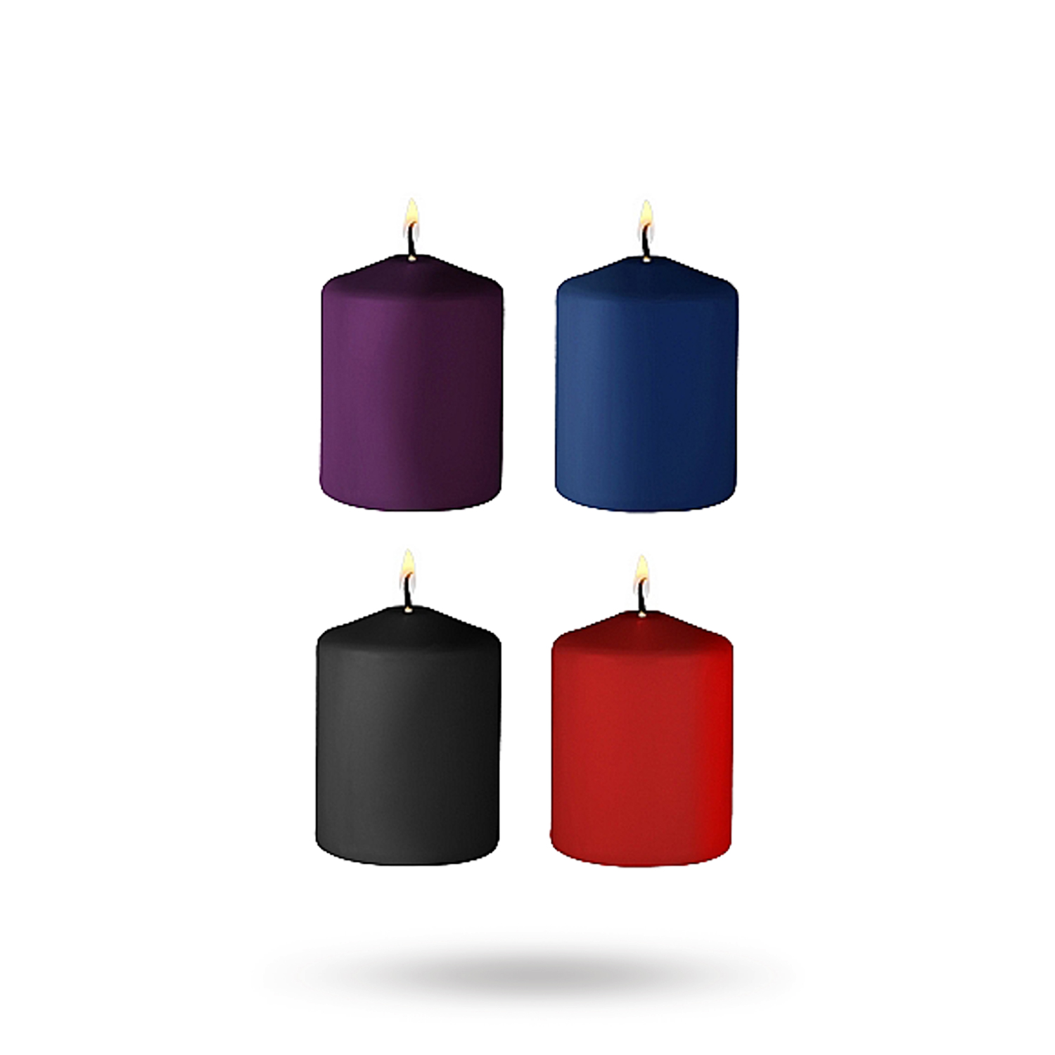 Mix Scent Tease Candles 4-pack BDSM-kynttilä