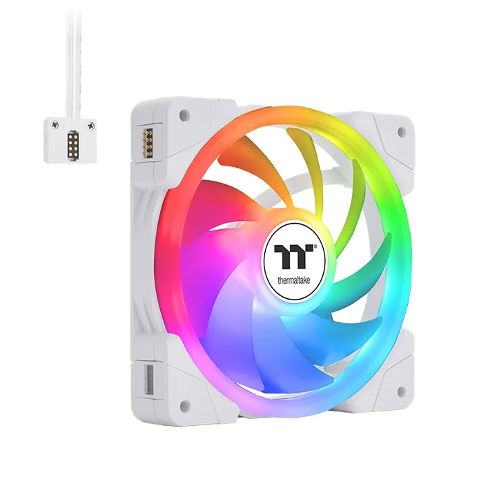 Thermaltake SWAFAN EX12 ARGB - Kotelotuuletin - 120mm - Valkoinen