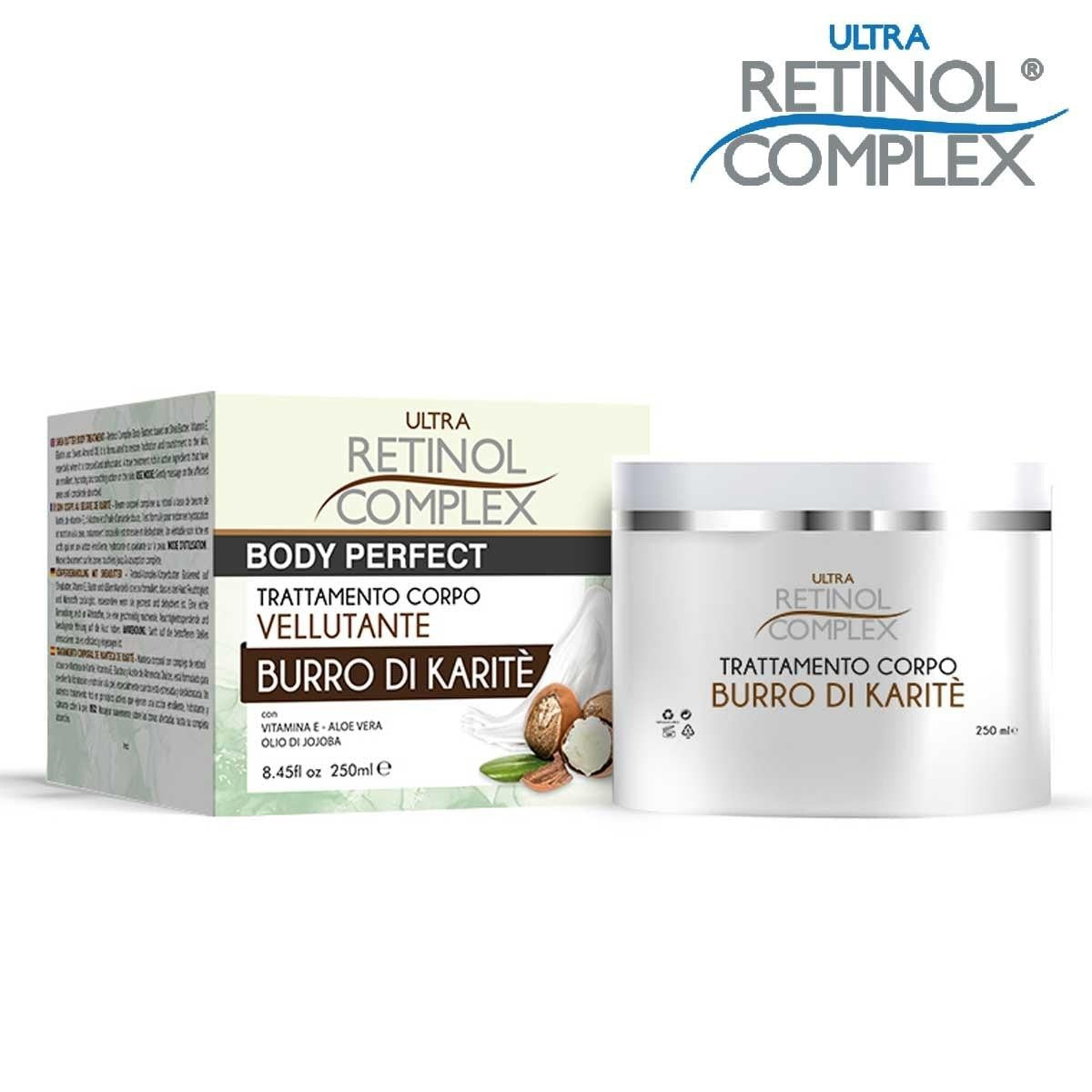 Retinol kompleksi sheavoita samettinen vartalohoito 250 ml