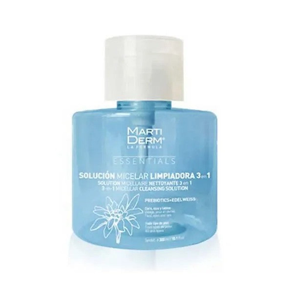 Martiderm Essentials 3 in 1 Micellar Cleansing Prebioottinen liuos Edelweiss 300 ml