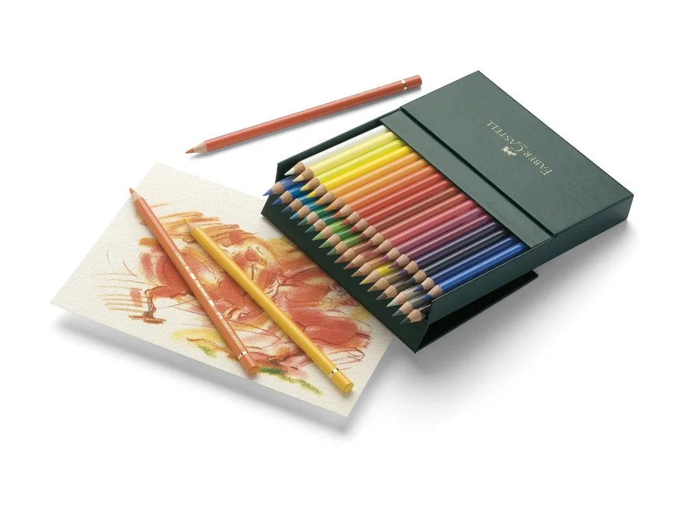 Faber-Castell Polychromos - värikynä - öljypastelli - valikoituja värejä - 3,8 mm (36 kpl)