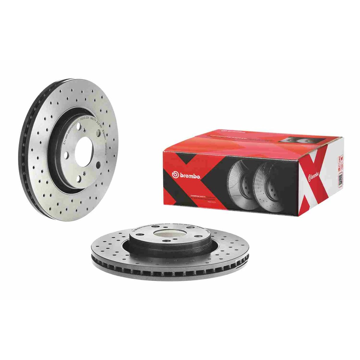 Jarrulevy BREMBO 09.B043.1X