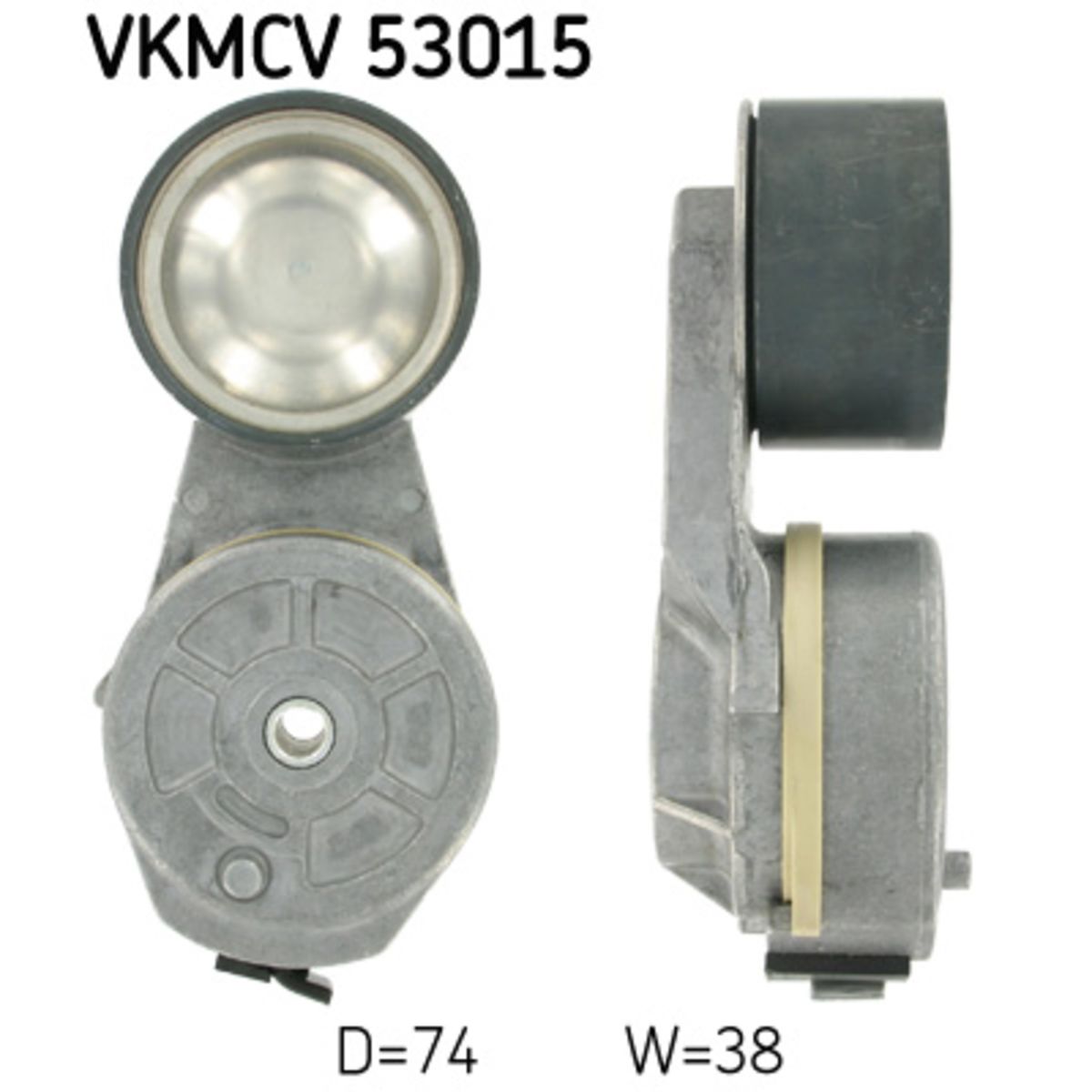 Kiristysrulla, moniurahihna SKF VKMCV 53015