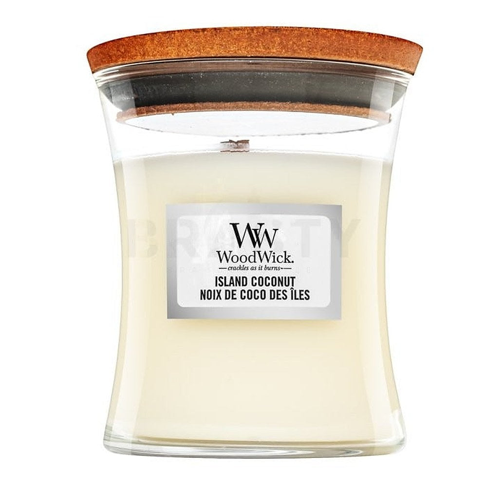Woodwick Island Coconut tuoksukynttiläpurkki 85g