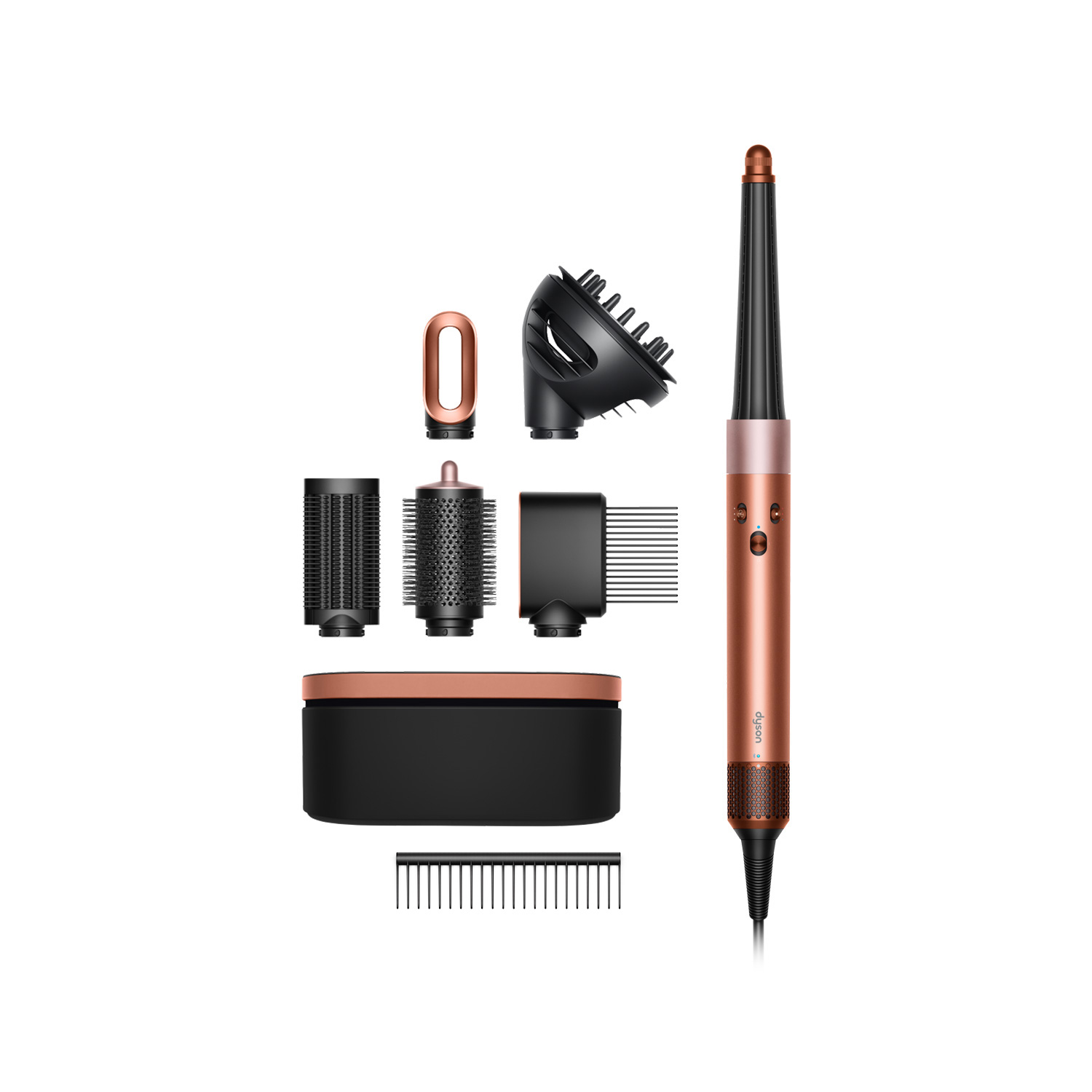Dyson Airwrap i.d.TM Curly+Coily multi-styler ja hiustenkuivaaja (Amber Silk)