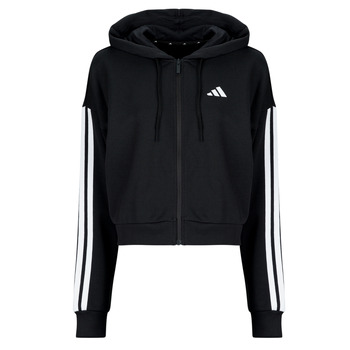 ADIDAS SPORTSWEAR Urheilullinen collegetakki 'Essentials' musta / valkoinen