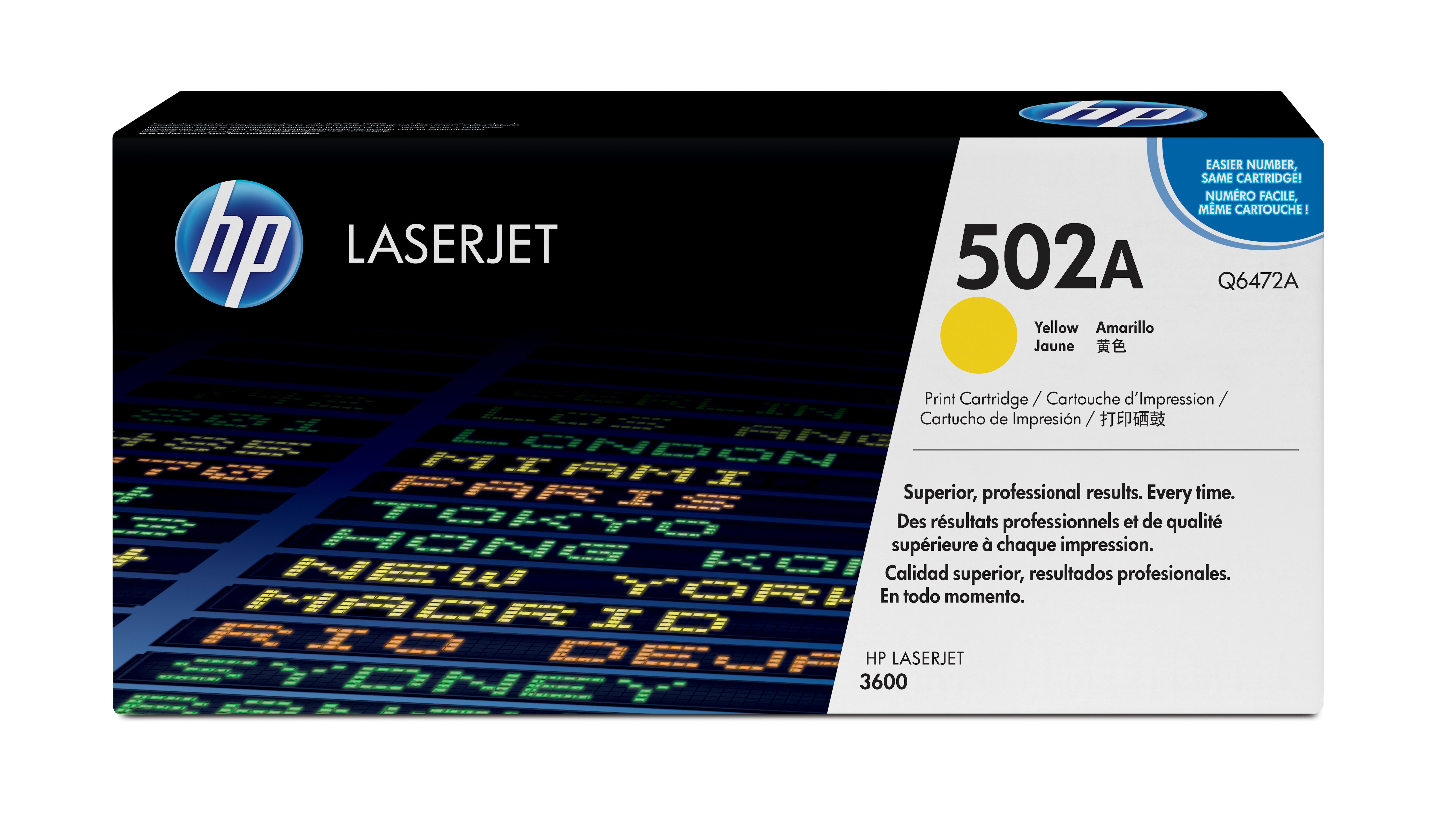 HP HP 502A Värikasetti keltainen Q6472A Vastaa: N/A