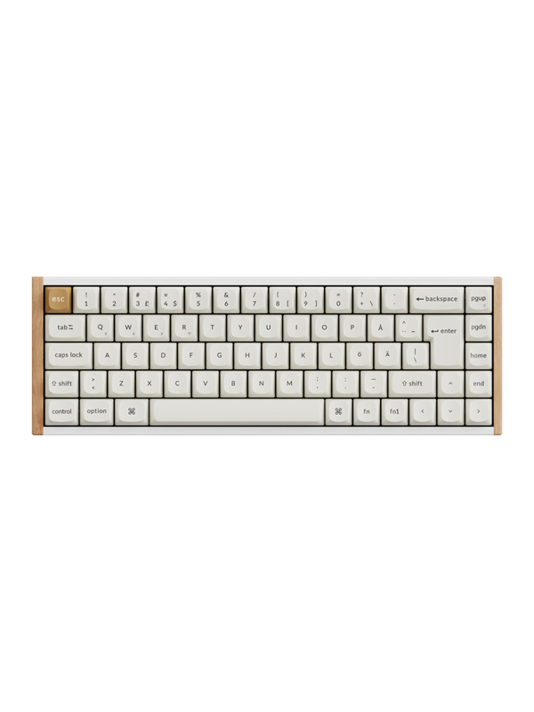 Keychron K6 HE SE Wireless Tri-Mode - Pelinäppäimistö - Pohjoismainen - Valkoinen