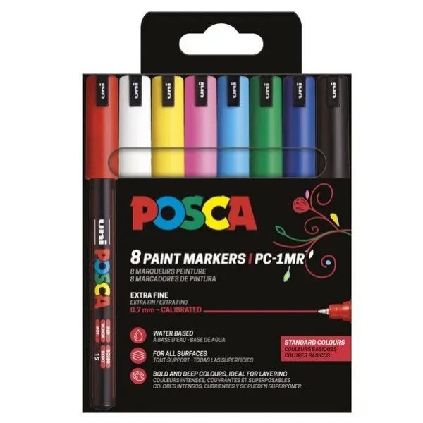 POSCA PC-1MR 8kpl Perusvärit