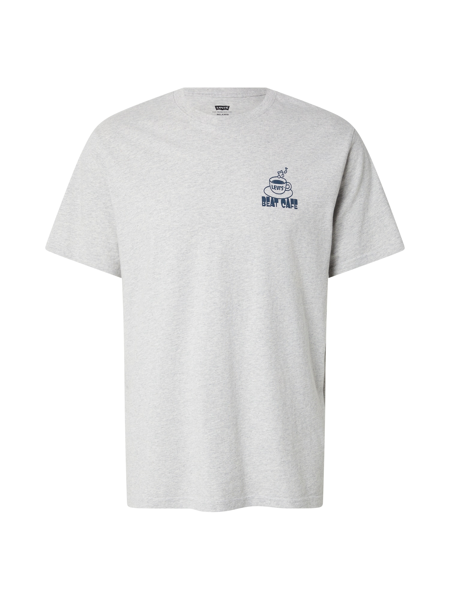 LEVI'S ® Paita 'Relaxed Graphic Tee'  tummansininen / vaaleanharmaa