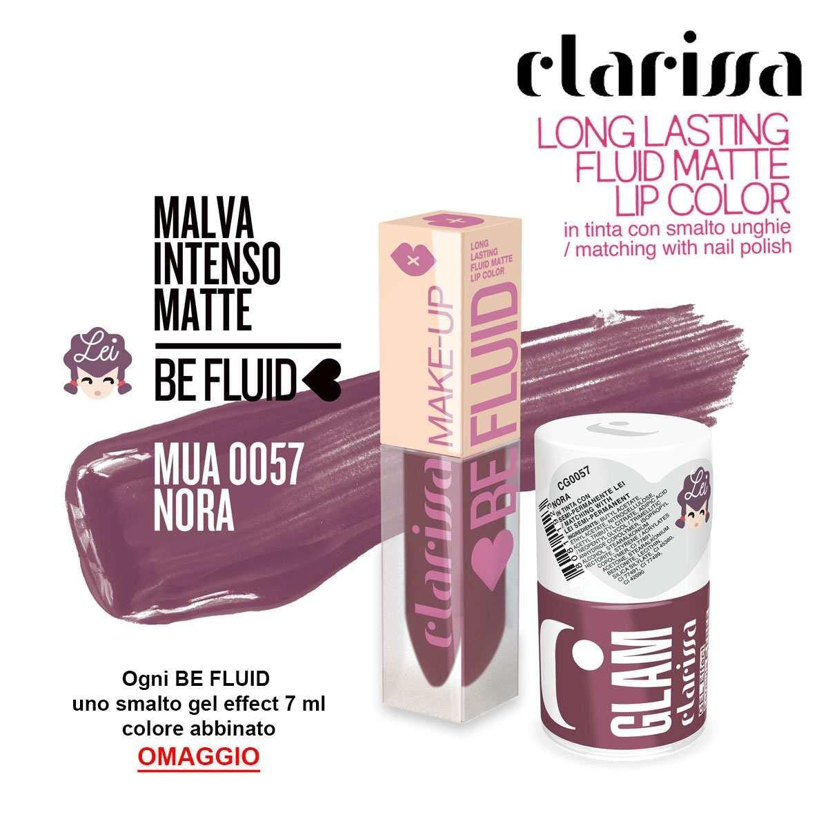 Be fluid Nora intense mauve mattahuulisävy 4 ml