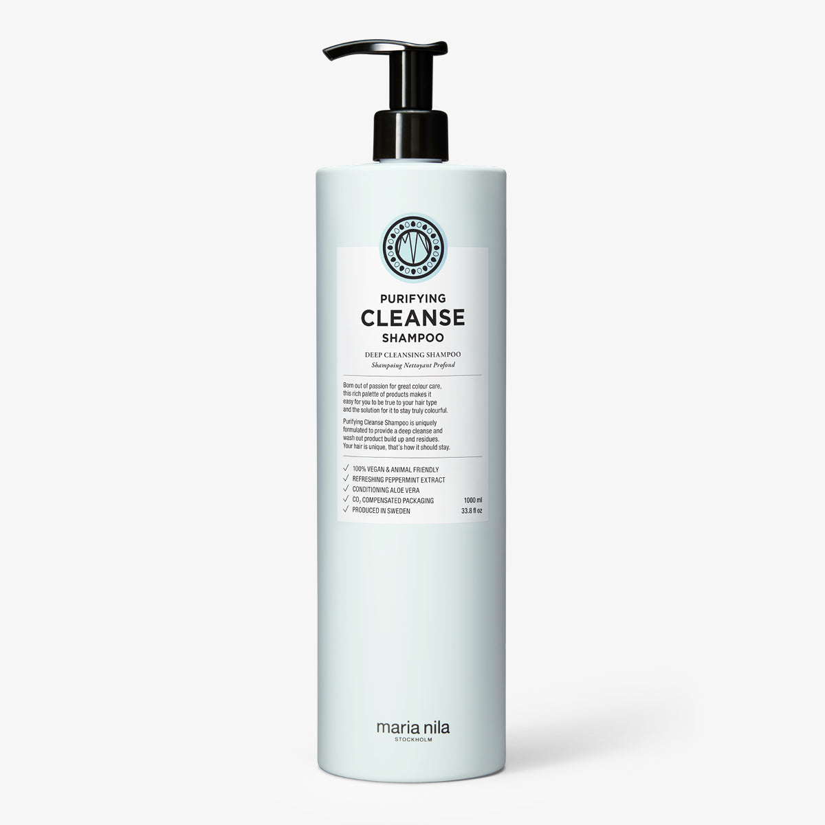 maria nila Syväpuhdistava puhdistava shampoo 1000 ml