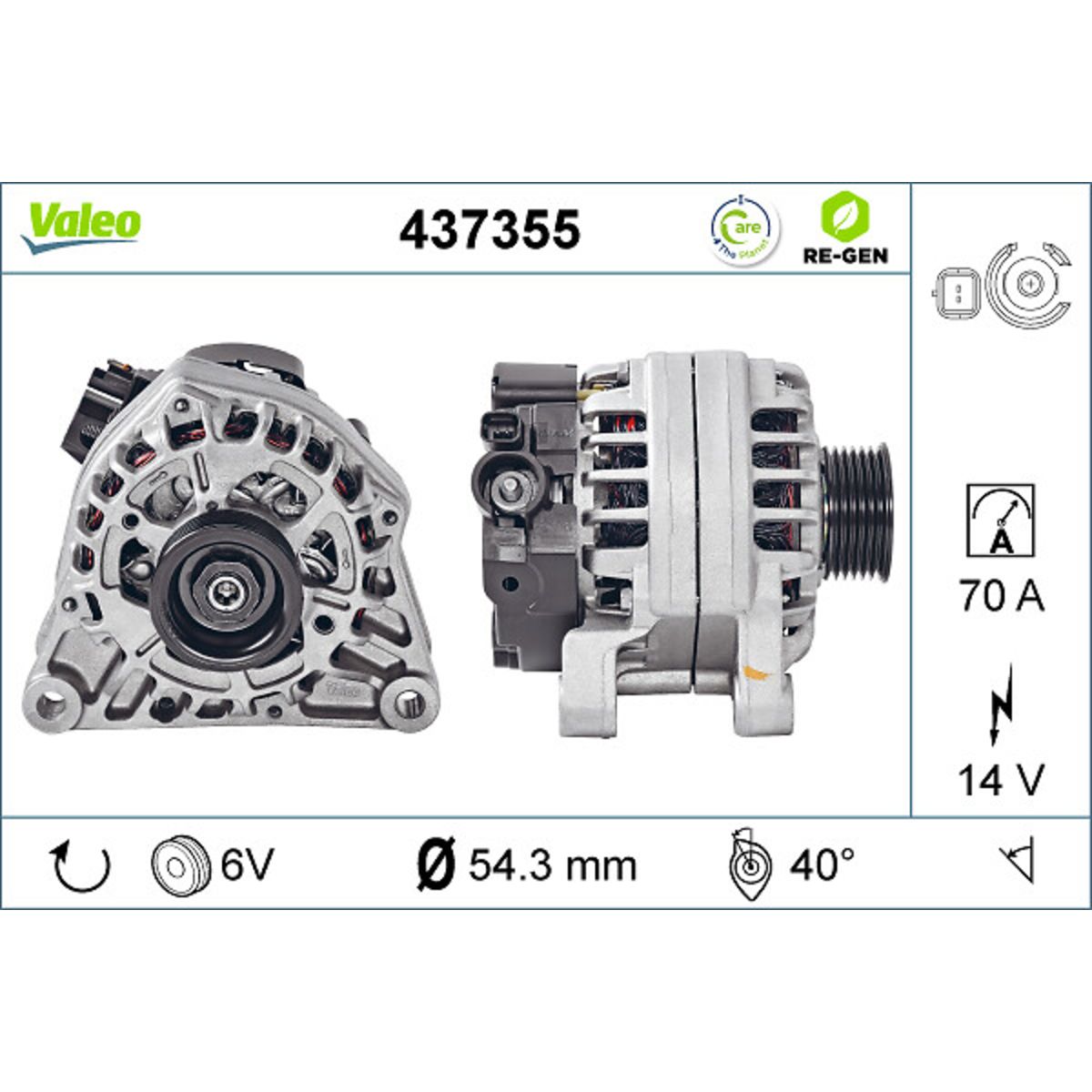 Laturi VALEO 437355