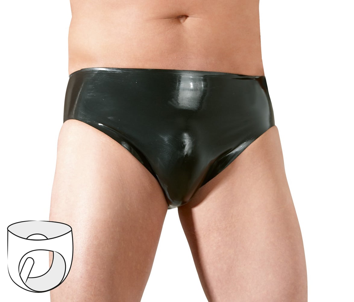 Latex alushousut anaalidildolla