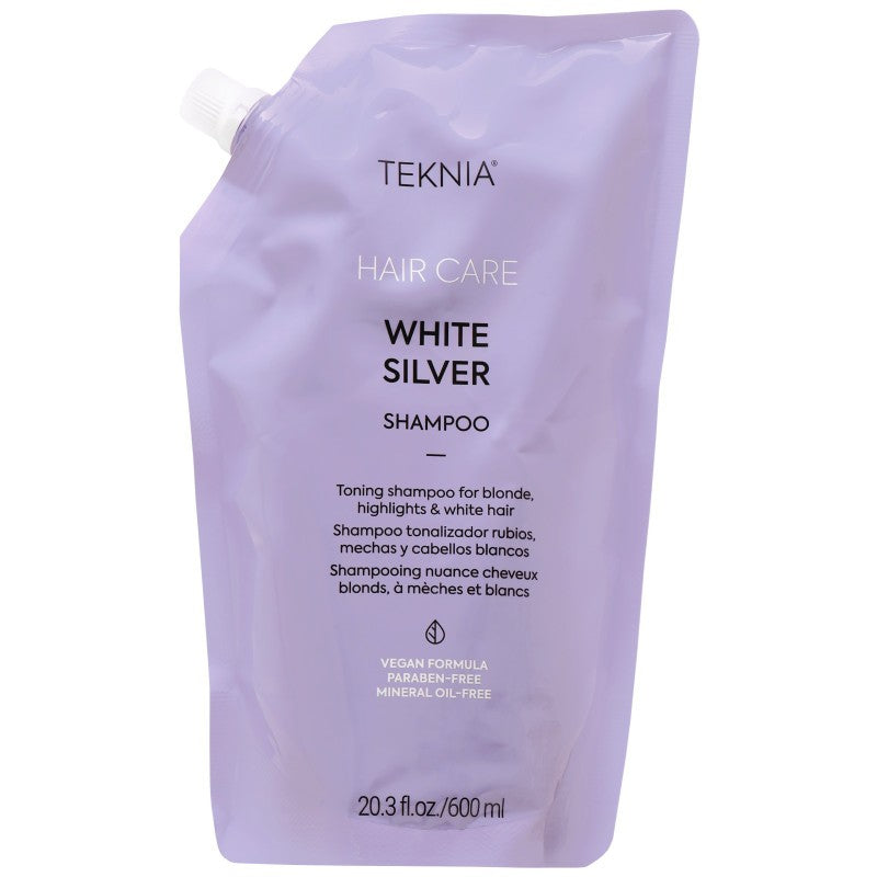Lakme Teknia White Silver Shampoo Täyttöpakkaus 600 ml