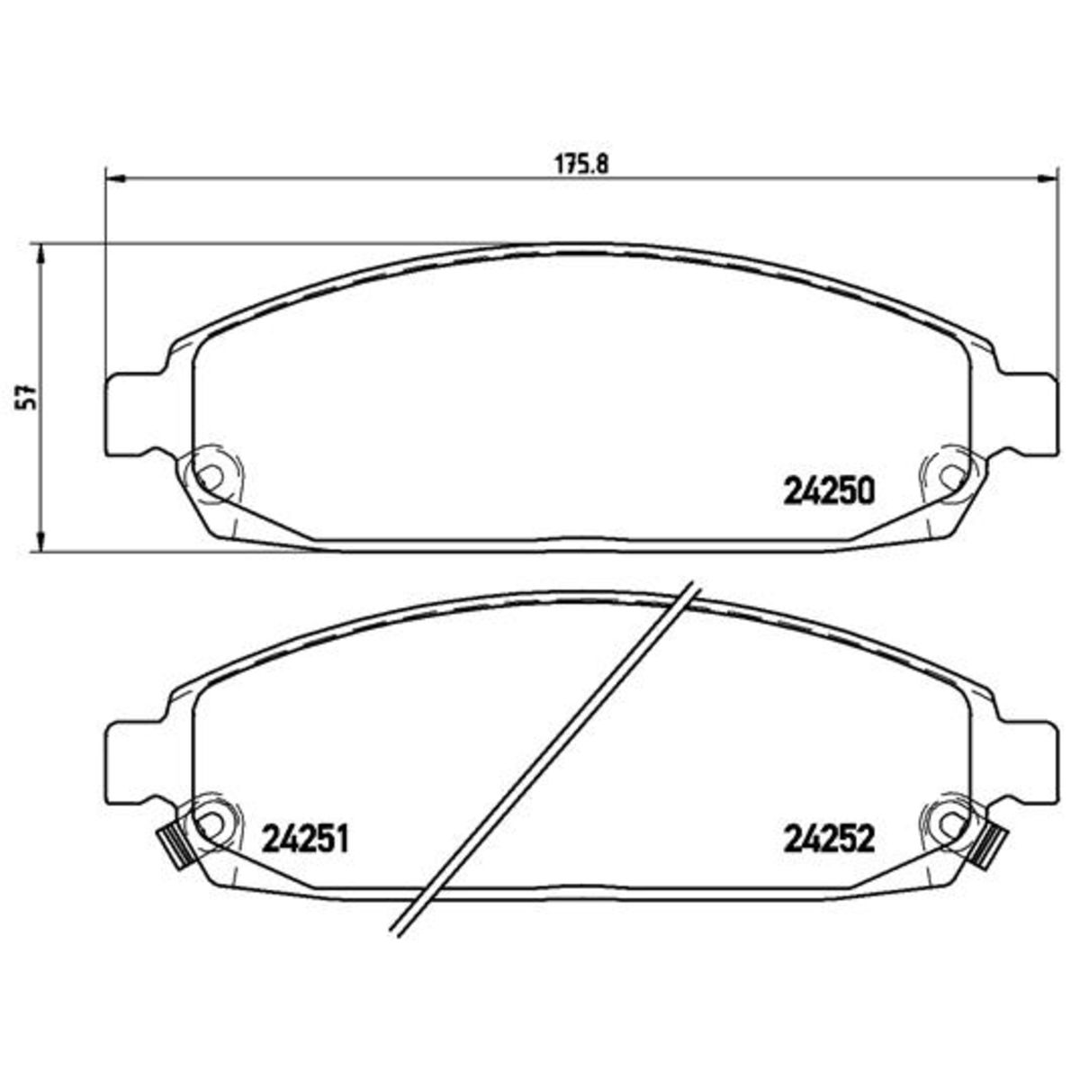 Jarrupalat, levyjarru BREMBO P 37 010