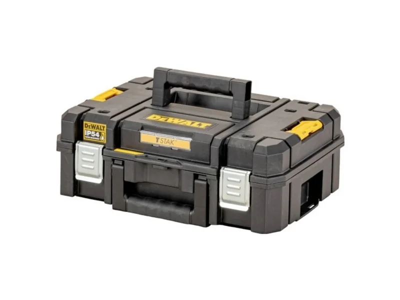 DeWALT DWST83345-1, Musta, Keltainen, Vaahto, Pölynkestävä, Vedenkestävä, Vesitiivis, 440 mm, 333 mm, 162 mm
