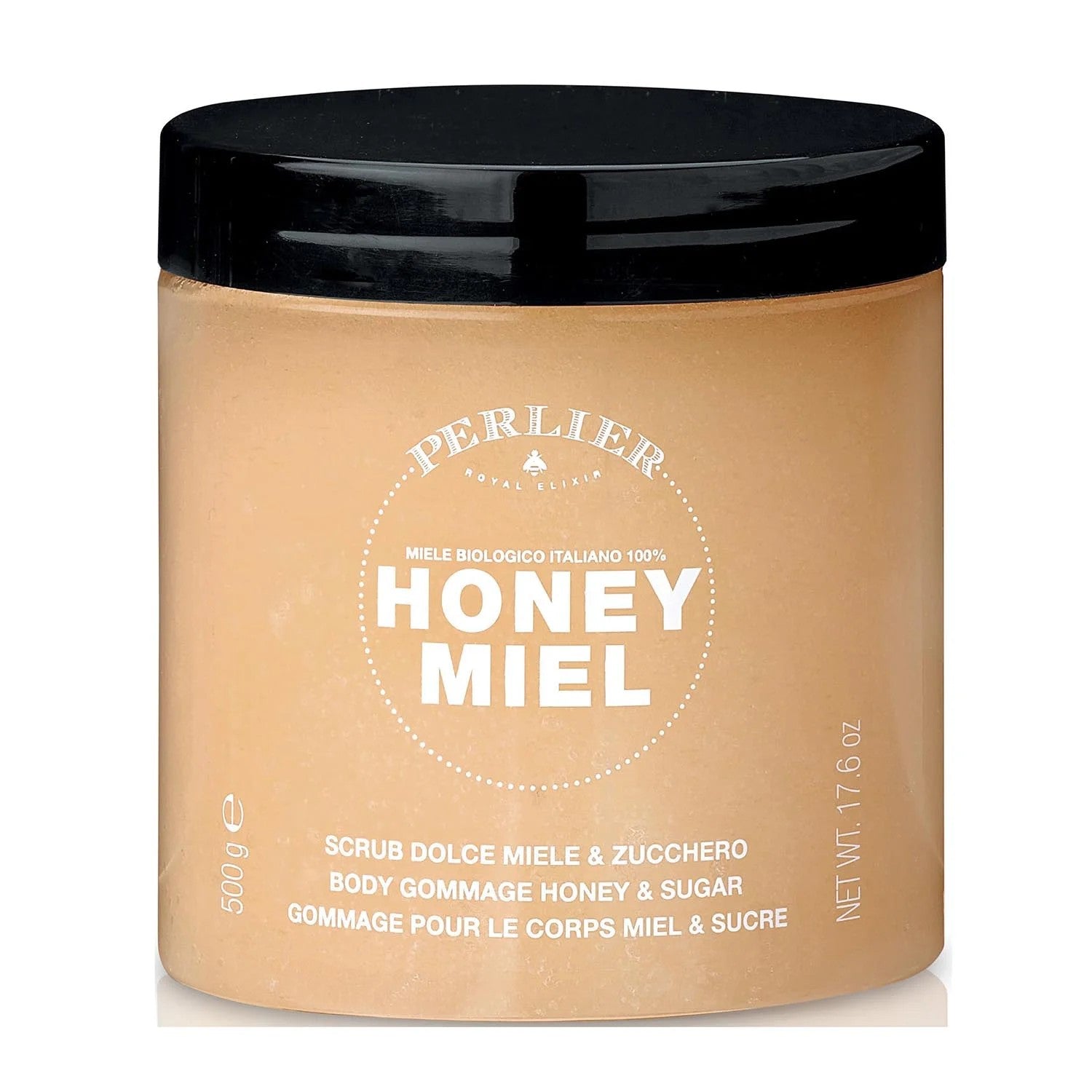 Perlier Perlier Honey Miel Kehokuorinta Makea Hunaja Ja Sokeri Vartalokuorinta 500g
