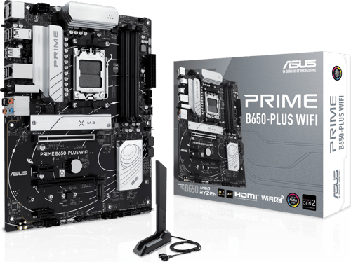 ASUS PRIME B650-PLUS WIFI Emolevy - AMD B650 - AMD AM5 - DDR5 RAM - ATX