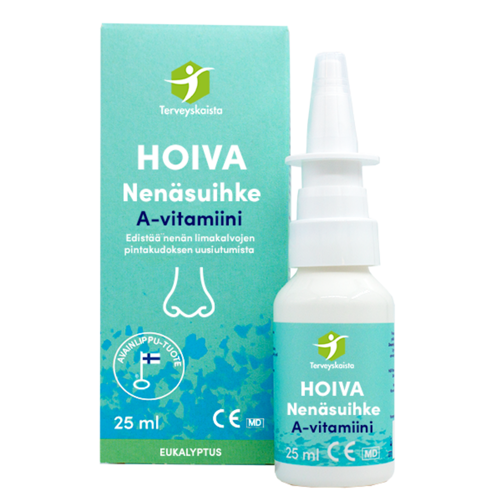 Terveyskaista HOIVA® A-vitamiini Nenäsuihke 25 ml
