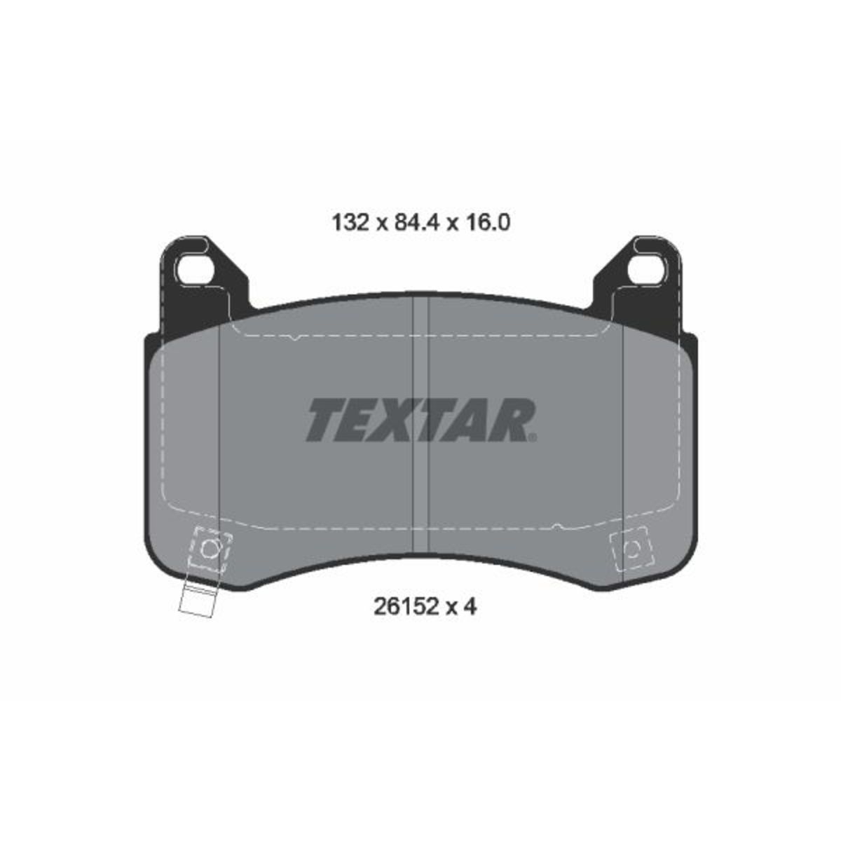Jarrupalat, levyjarru TEXTAR 2615201
