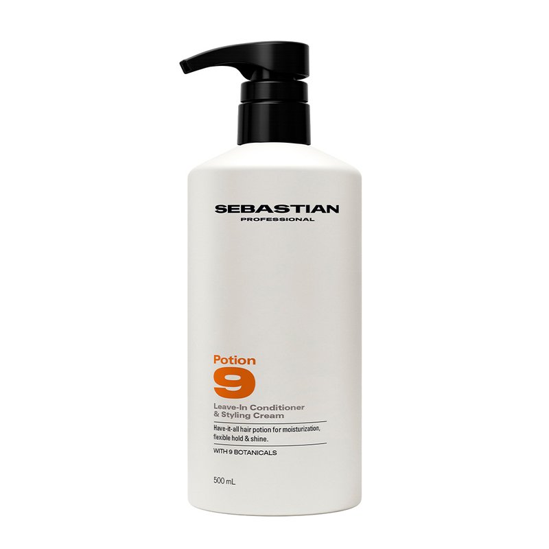 Sebastian Professional Potion 9 muotoilukäsittely huuhteluvapaa hoitoaine intensiivinen kosteutus 500 ml