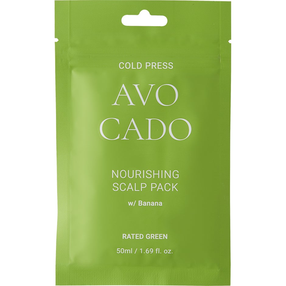 Rated Green Cold Press Avocado Nourishing Scalp Pack w/ Banana 50 ml
