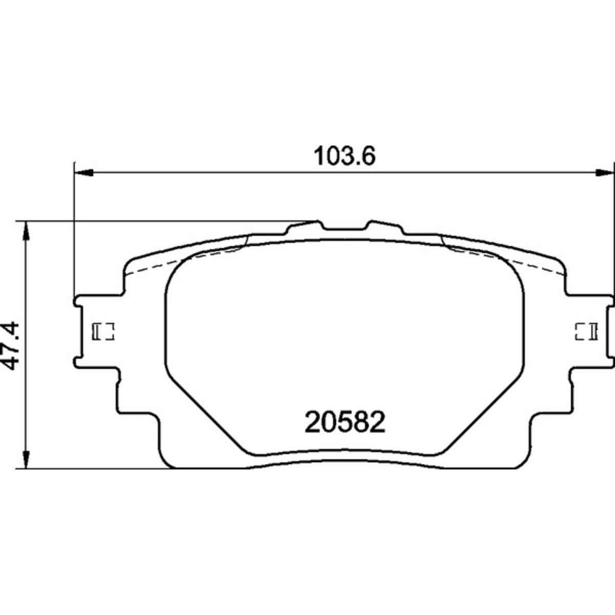 Jarrupalat, levyjarru BREMBO P 83 174