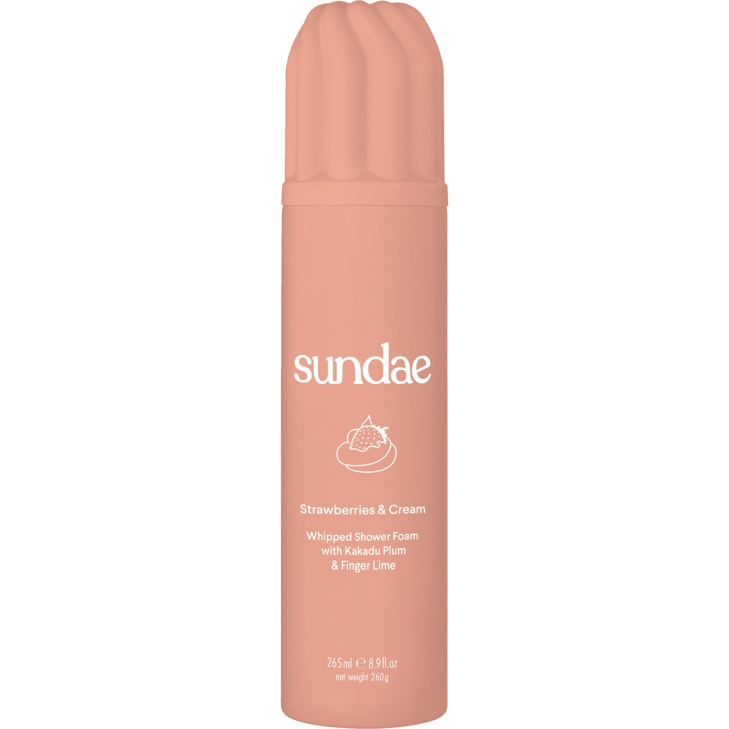Sundae Whipped Shower Foam Strawberries & Cream - 265 ml