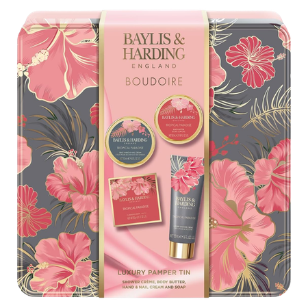 Baylis & Harding Boudoire Tropical Paradise Luxury Pamper Tin Gift Set