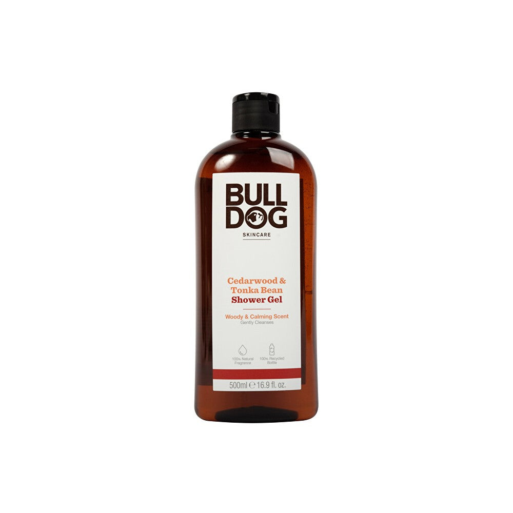 Bulldog Suihkugeeli Cedarwood and Tonka Beans 500 ml