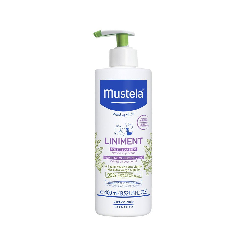 Mustela Bébé Liniment puhdistusmaito vastasyntyneille 400 ml