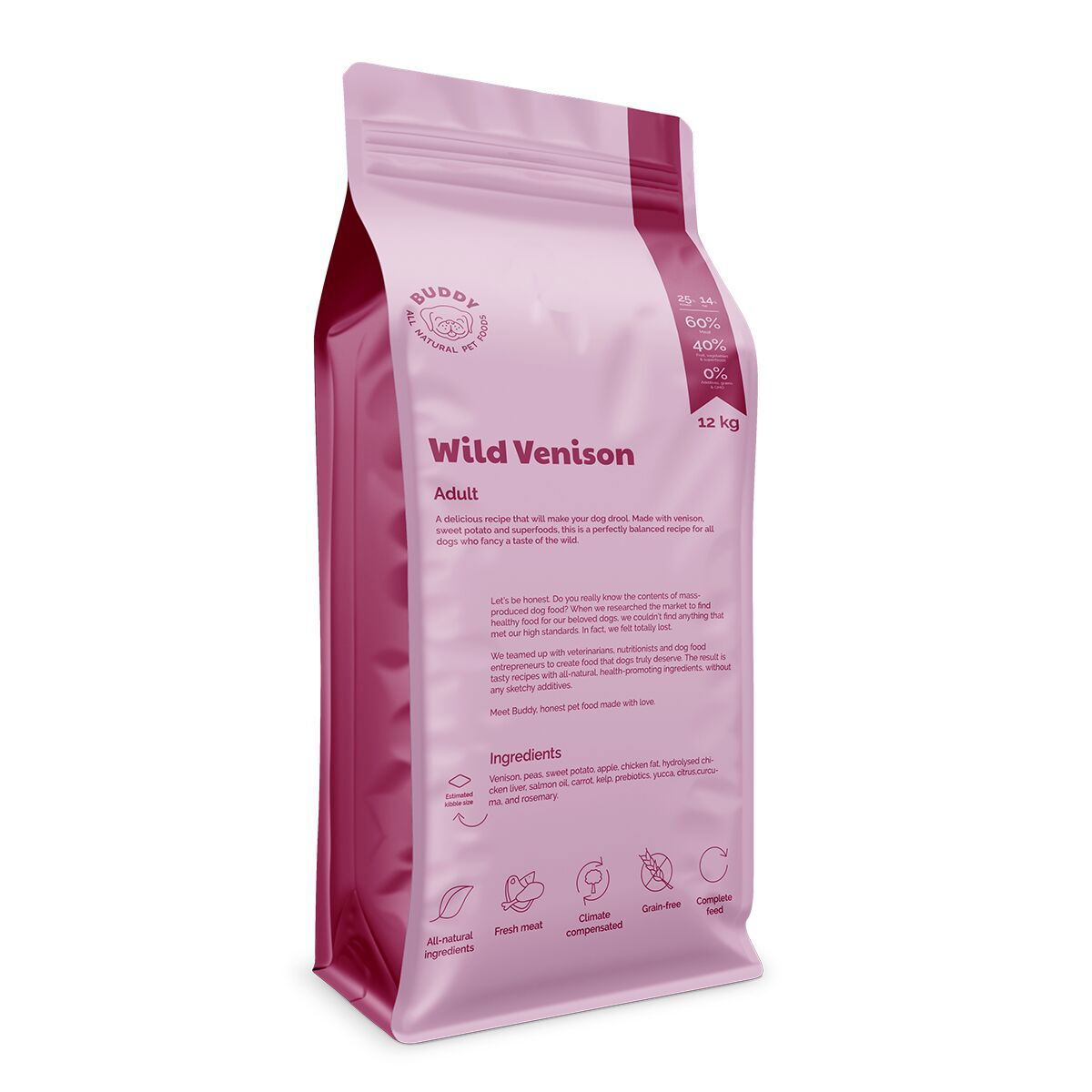 Buddy Wild Venison 2x12kg