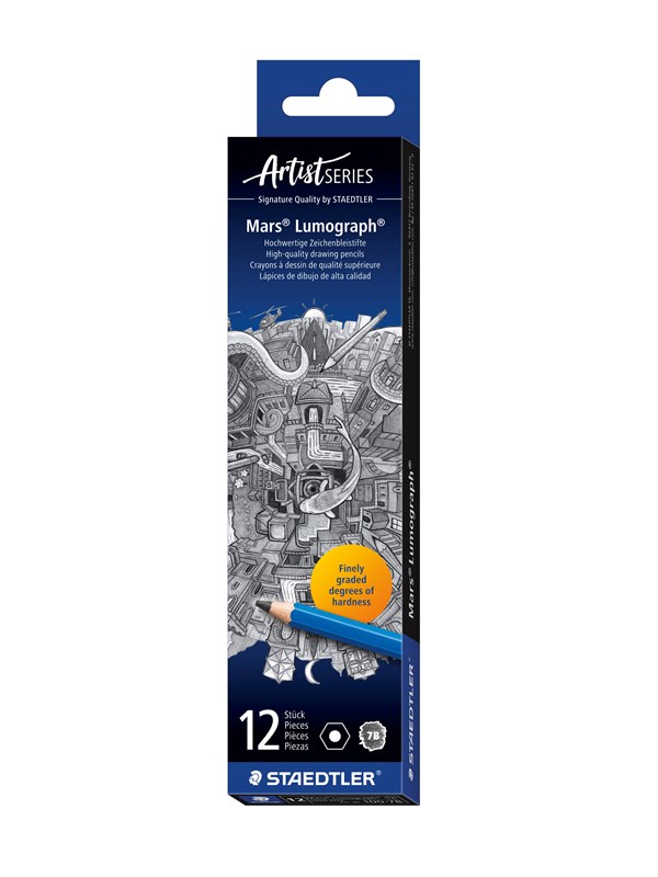 Staedtler Pencil Mars Lumograph 7B 12 pcs